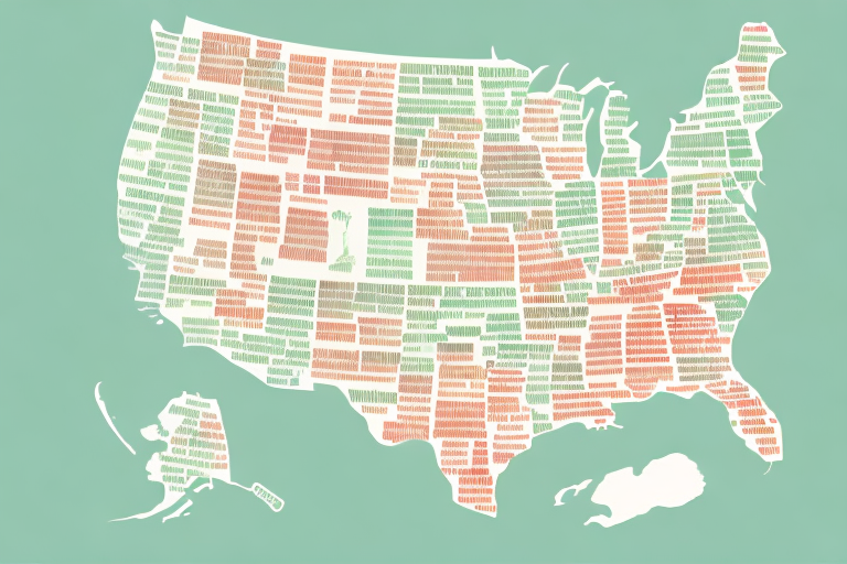 A map of pennsylvania with various cost of living indicators highlighted