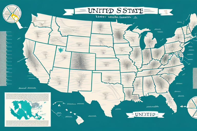 A map of the united states