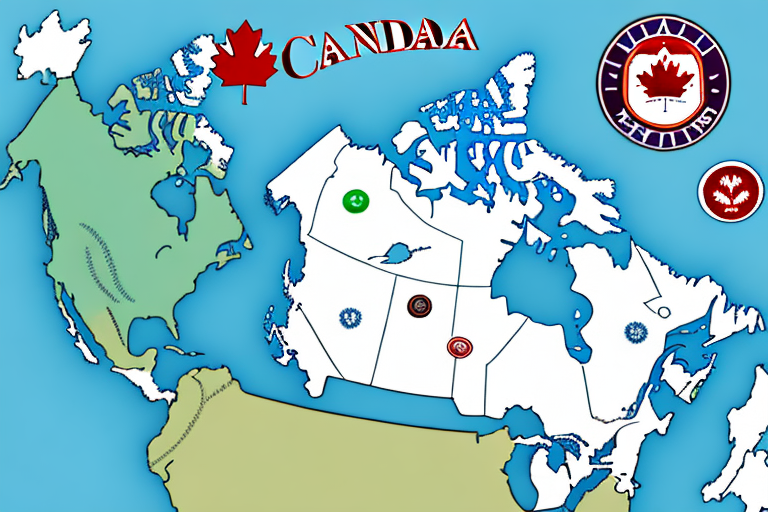 A map of canada with different symbols representing different types of conversion courses